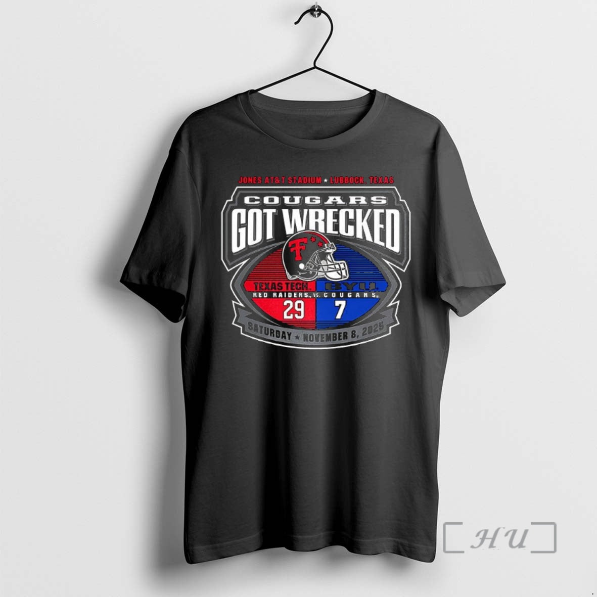 Officials Texas Tech Red Raiders Vs Byu Cougars Ncaa Got Wrecked Jones At And Shirt Hoodie Sweatshirt | PurePodTees.com
