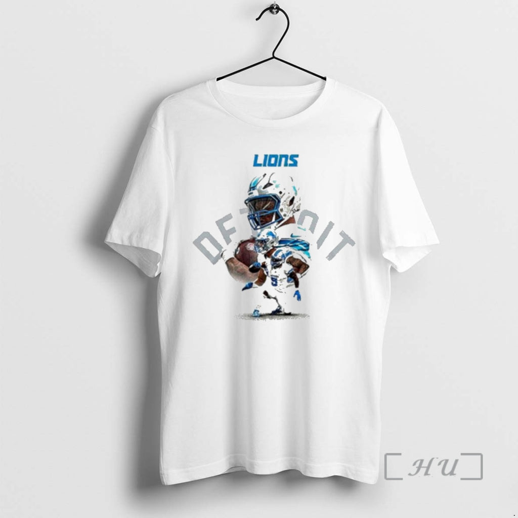 Officials Thank You David Montgomery Detroit Lions Graphic
