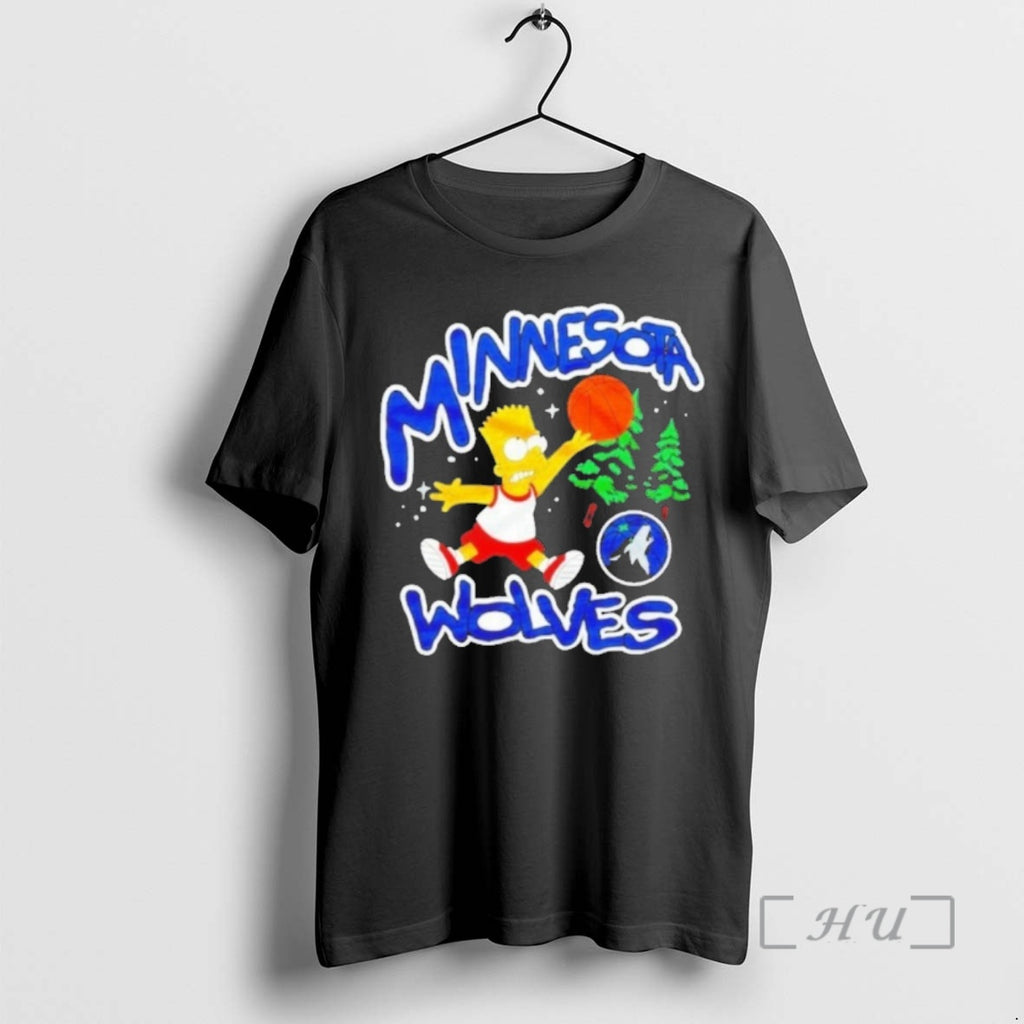 Officials The Bart Simpson X Minnesota Timberwolves Nba Shirt Hoodie Sweatshirt | PurePodTees.com