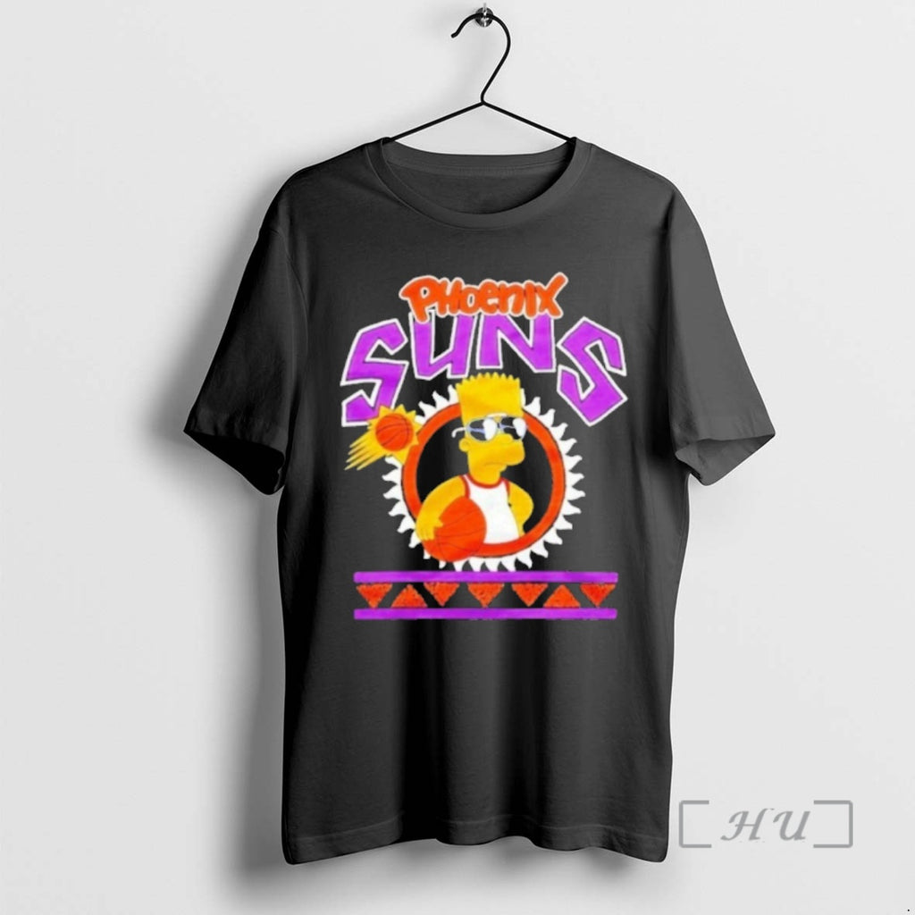 Officials The Bart Simpson X Phoenix Suns Nba Shirt Hoodie Sweatshirt | PurePodTees.com