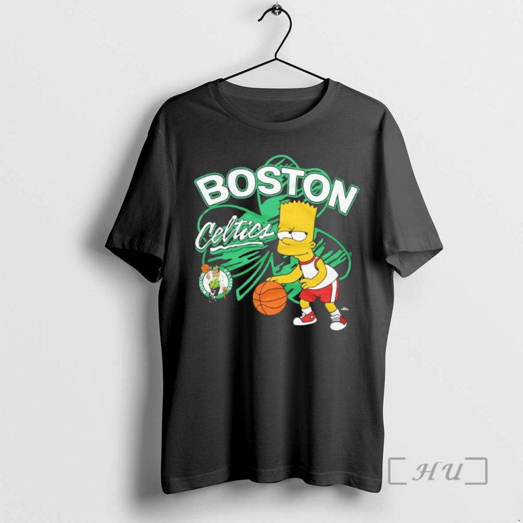 Officials The Bart Simpson X Boston Celtics Basketball Shirt Hoodie Sweatshirt | PurePodTees.com