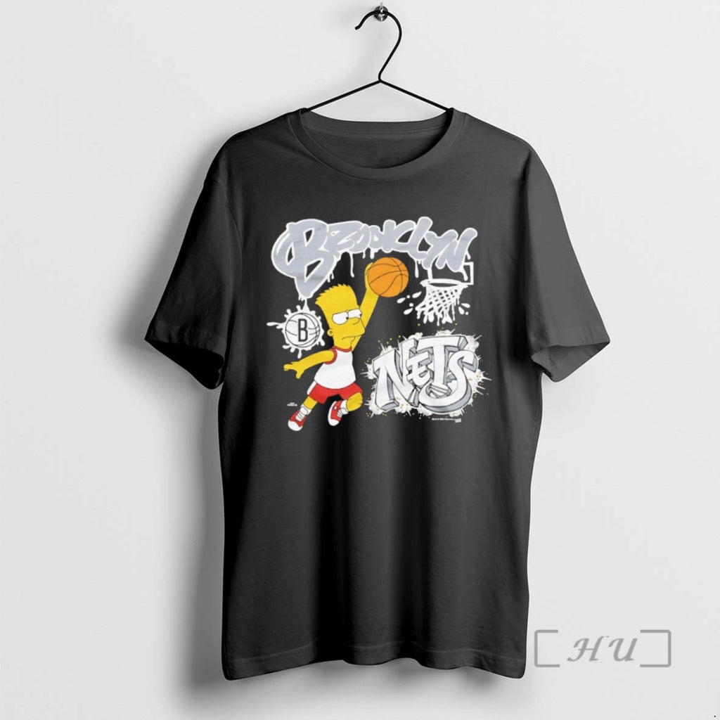Officials The Bart Simpson X Brooklyn Nets Basketball Shirt Hoodie Sweatshirt | PurePodTees.com