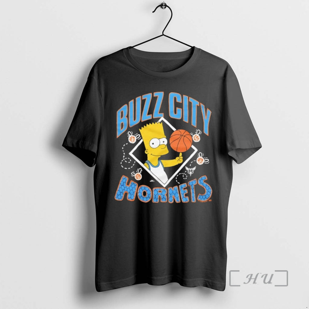 Officials The Bart Simpson X Charlotte Hornets Basketball Shirt Hoodie Sweatshirt | PurePodTees.com