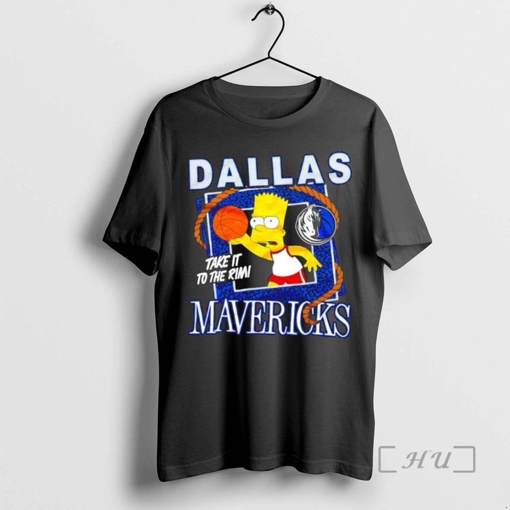 Officials The Bart Simpson X Dallas Mavericks Nba Mashup Shirt Hoodie Sweatshirt | PurePodTees.com