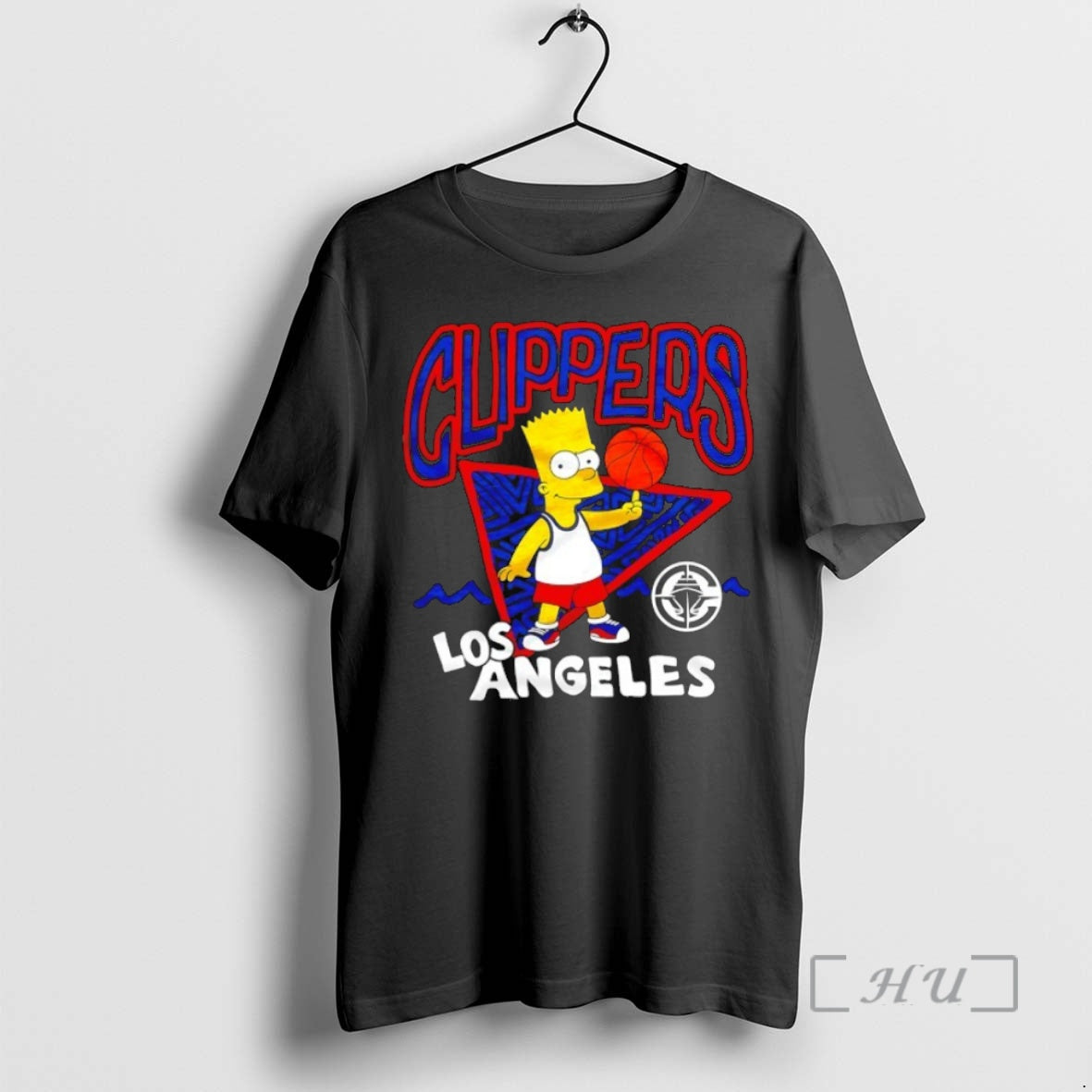 Officials The Bart Simpson X Los Angeles Clippers Nba Mashup Shirt Hoodie Sweatshirt | PurePodTees.com