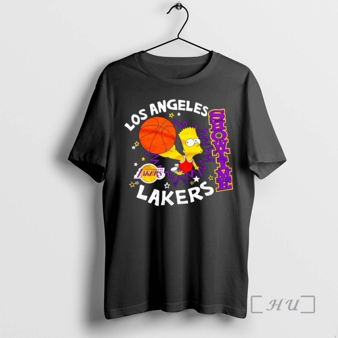 Officials The Bart Simpson X Los Angeles Lakers Nba Mashup Shirt Hoodie Sweatshirt | PurePodTees.com