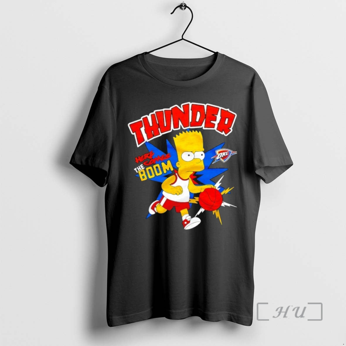 Officials The Bart Simpson X Oklahoma City Thunder Nba Mashup Shirt Hoodie Sweatshirt | PurePodTees.com