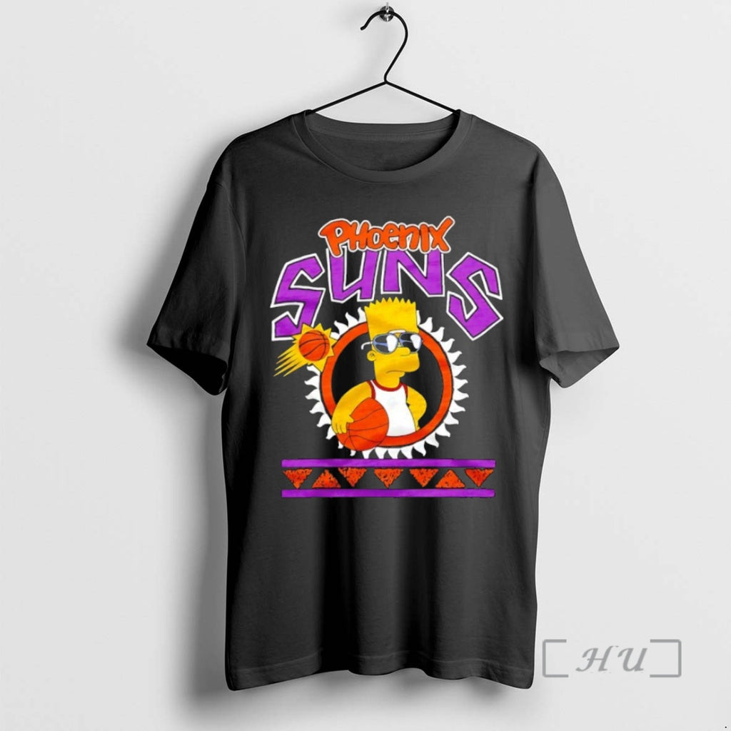 Officials The Bart Simpson X Phoenix Suns Nba Mashup Shirt Hoodie Sweatshirt | PurePodTees.com
