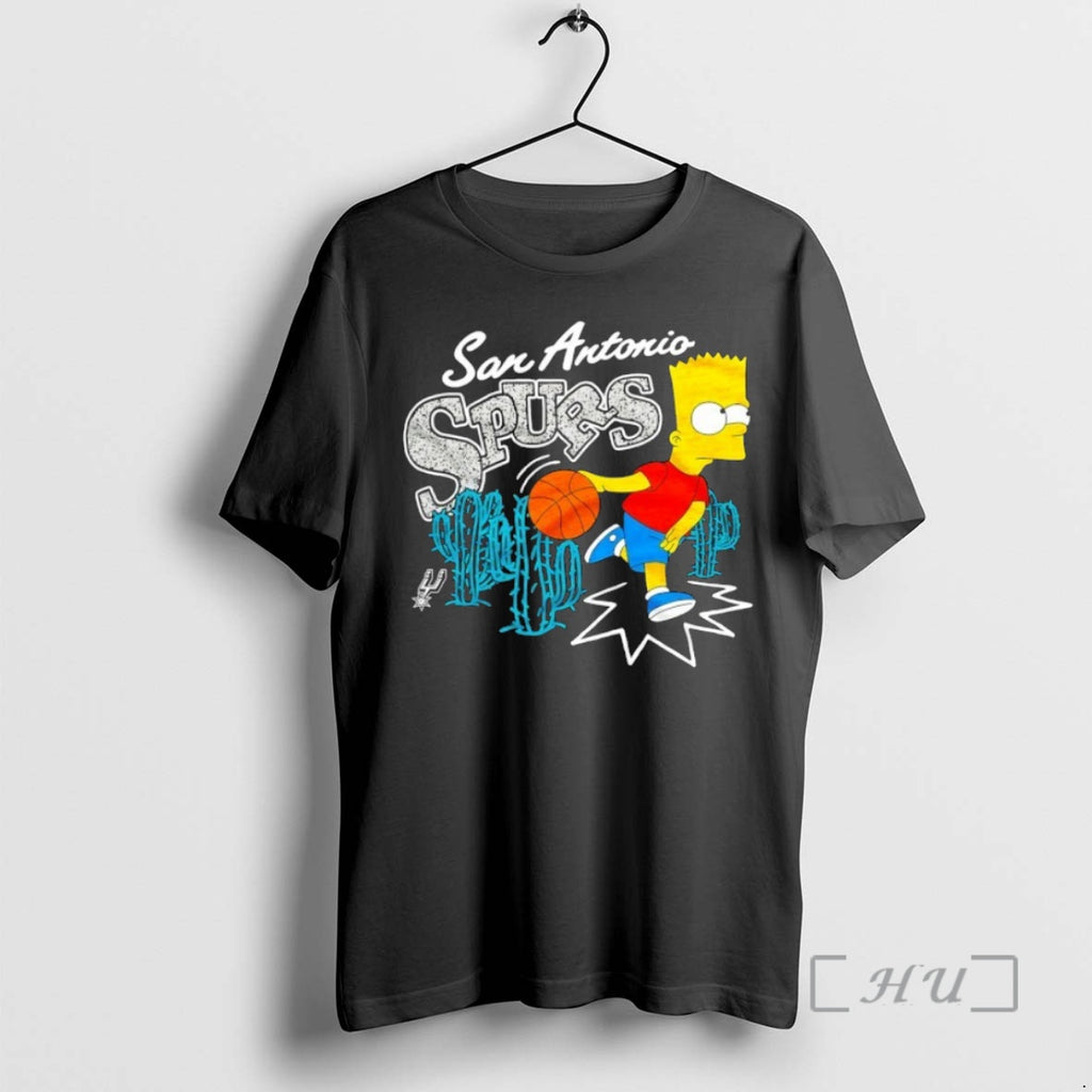 Officials The Bart Simpson X San Antonio Spurs Nba Mashup Shirt Hoodie Sweatshirt | PurePodTees.com