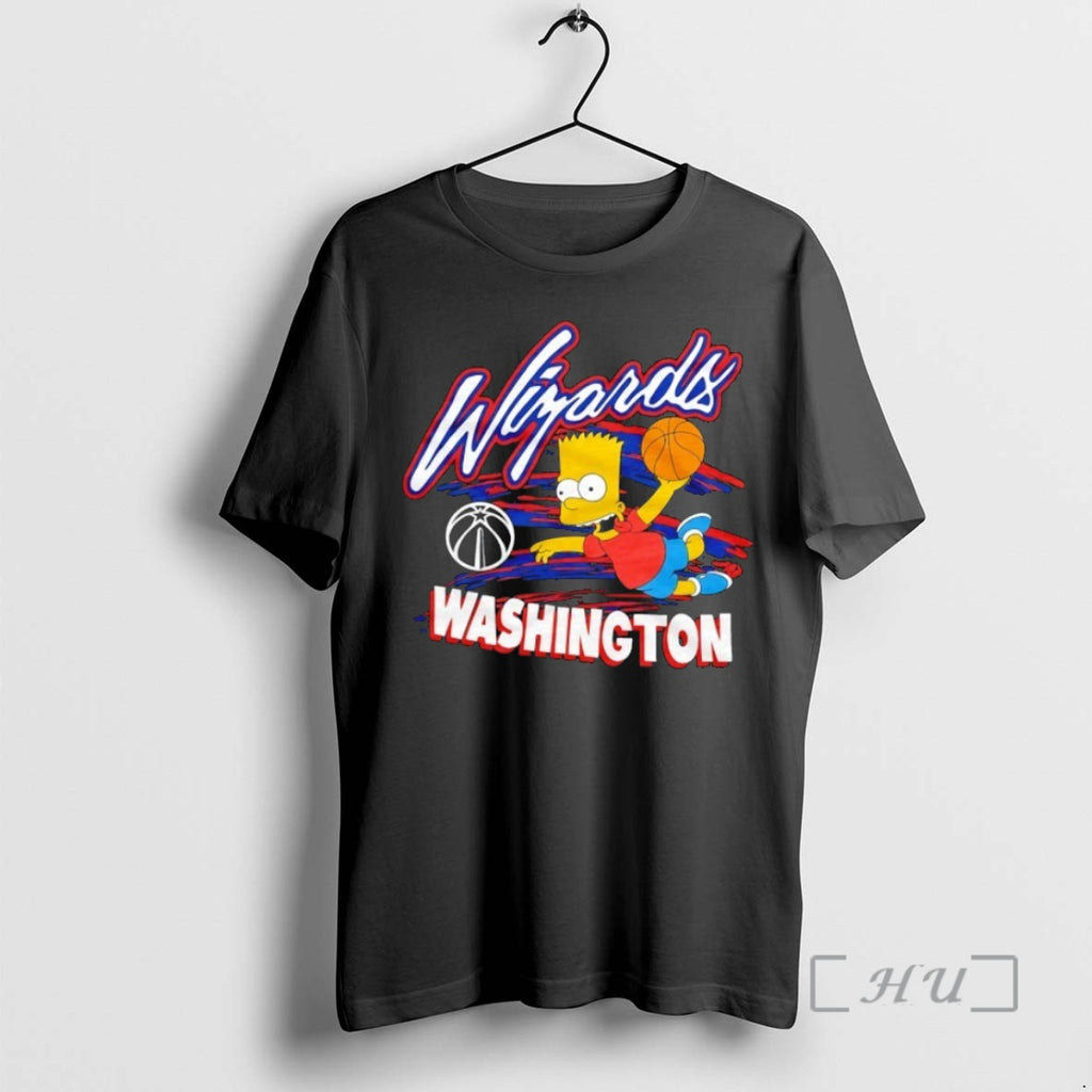 Officials The Bart Simpson X Washington Wizards Nba Mashup Shirt Hoodie Sweatshirt | PurePodTees.com