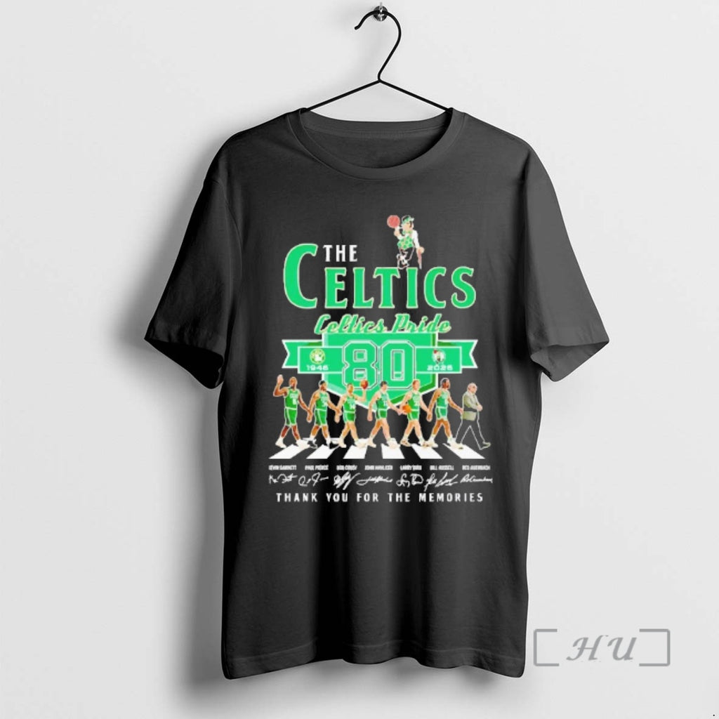 Officials The Boston Celtics Celtics Pride 80th Anniversary 1946 2026 Thank You For The Memories Shirt Hoodie Sweatshirt
