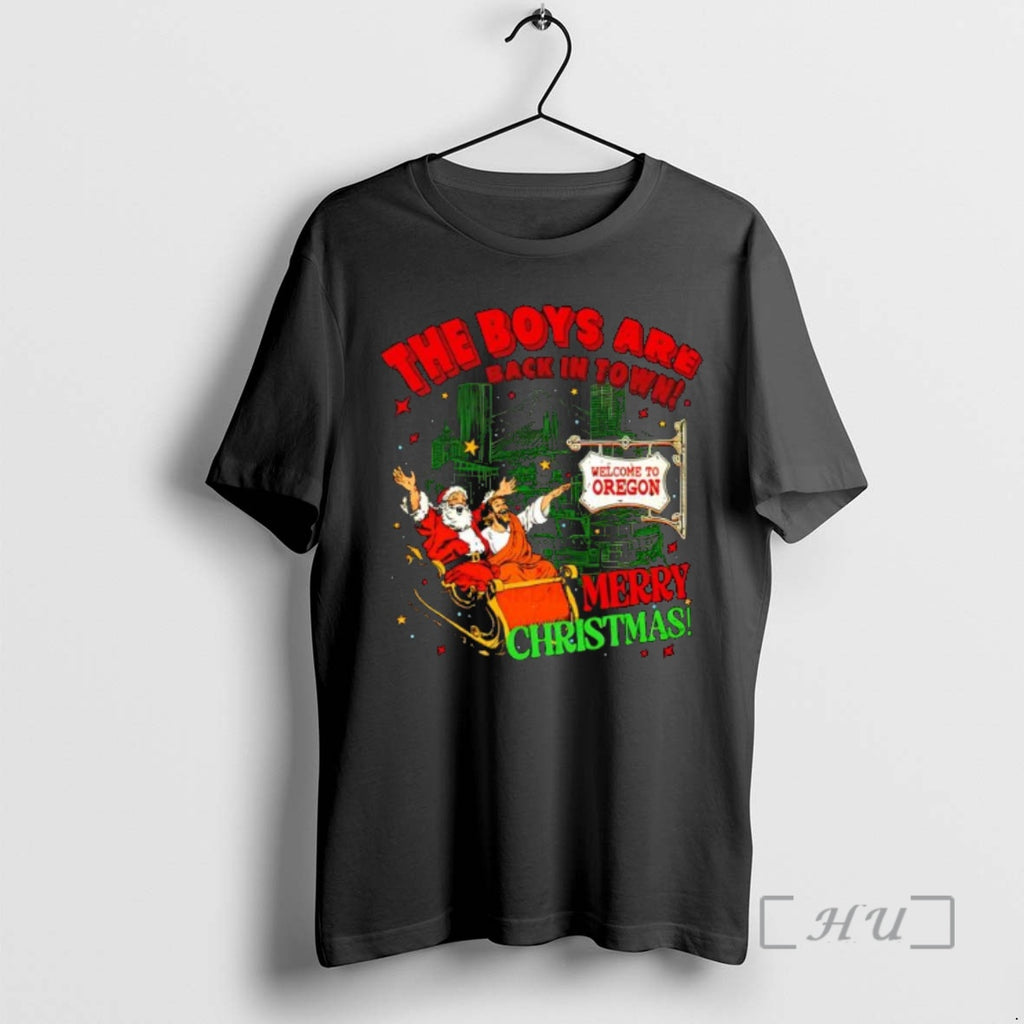 Officials The Boys Are Back In Town Christmas Shirt Hoodie Sweatshirt | PurePodTees.com