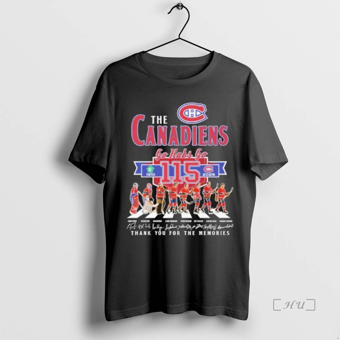 Officials The Canadiens Go Habs Go 115 Team Player Abbey Road Signature Thank You For Shirt Hoodie Sweatshirt