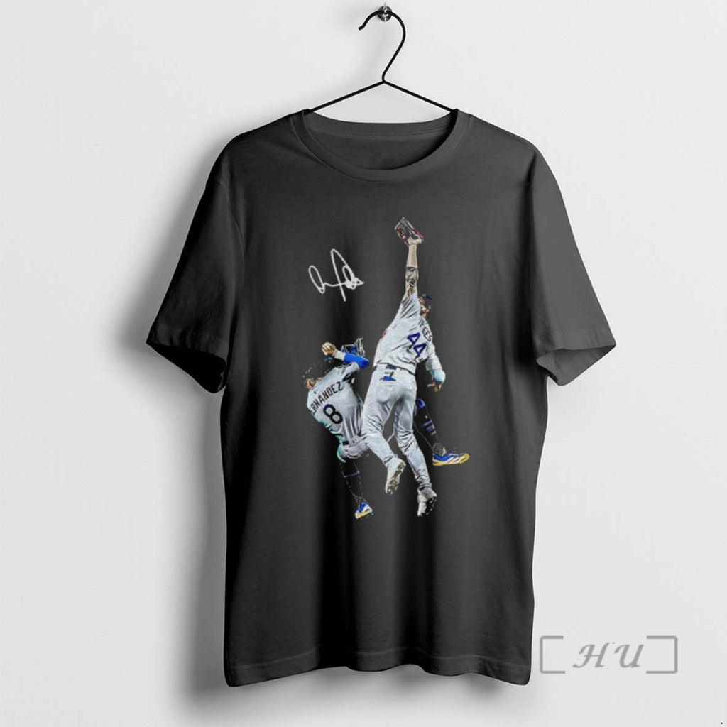 Officials The Catch Andy Pages Los Angeles Dodgers Mlb Baseball World Series 2025 Signature Premium Shirt Hoodie Sweatshirt