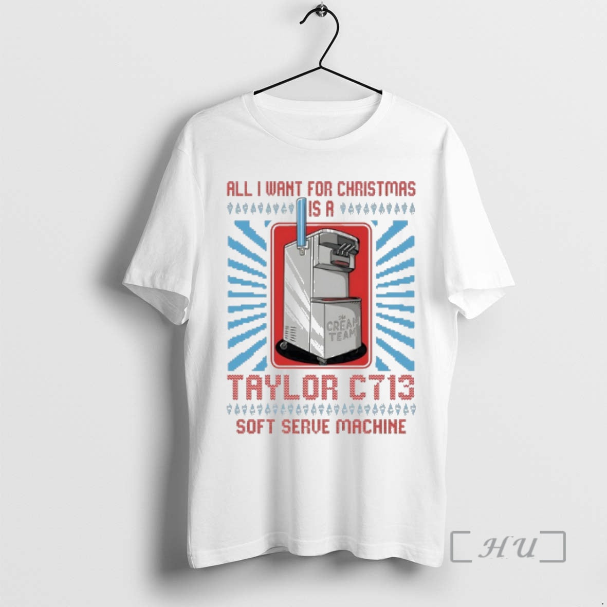 Officials The Cream Team All I Want For Christmas Is A Taylor C713 Soft Serve Shirt Hoodie Sweatshirt | PurePodTees.com