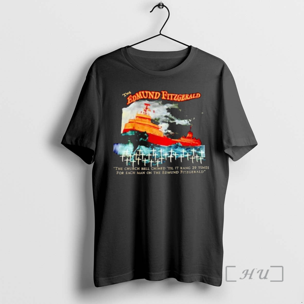 Officials The Edmund Fitzgerald The Church Bell Chimed Til It Rang 29 Times For Each Shirt Hoodie Sweatshirt