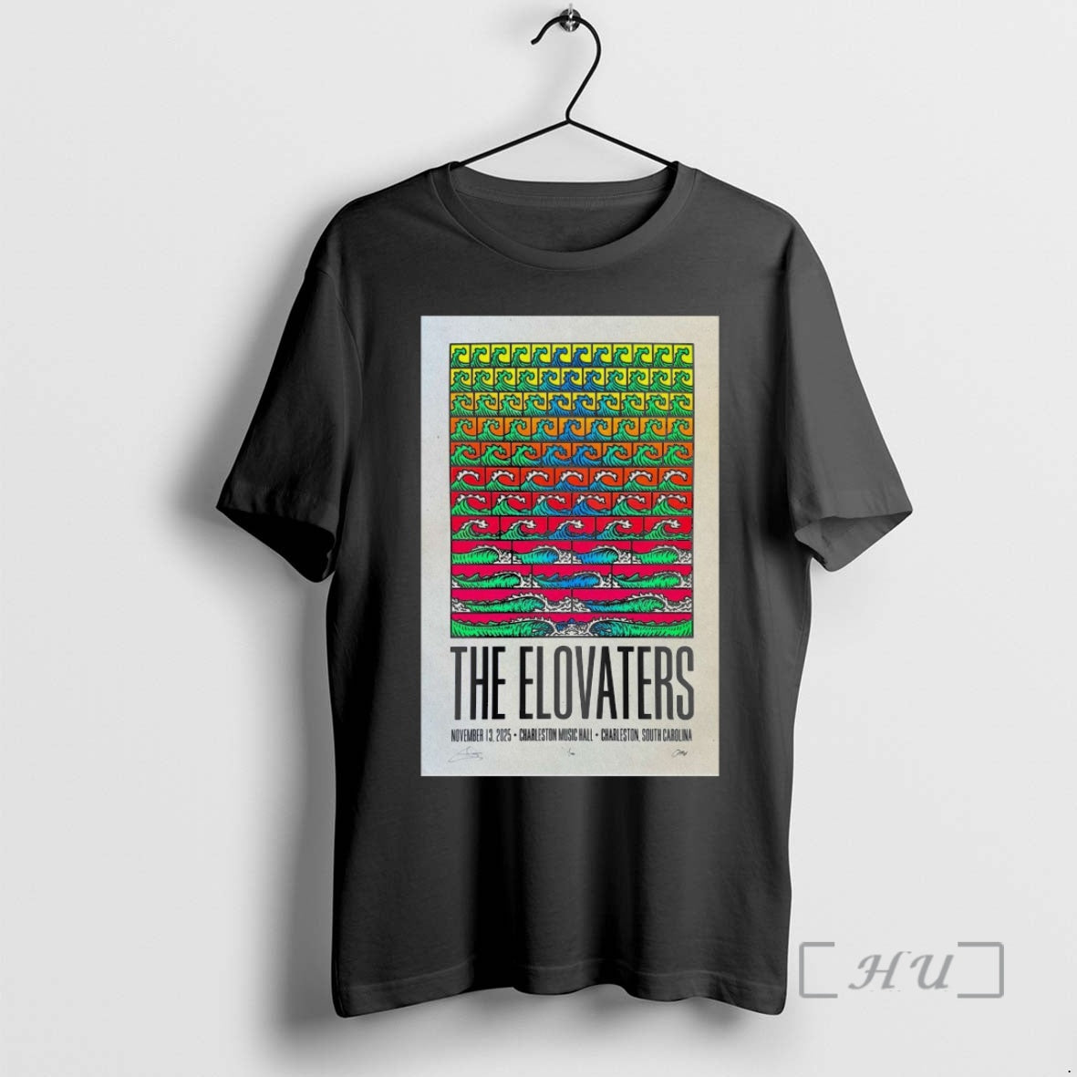 Officials The Elovaters Charleston Music Hall Charleston South Carolina November 13 2025 Signed Premium Shirt Hoodie...