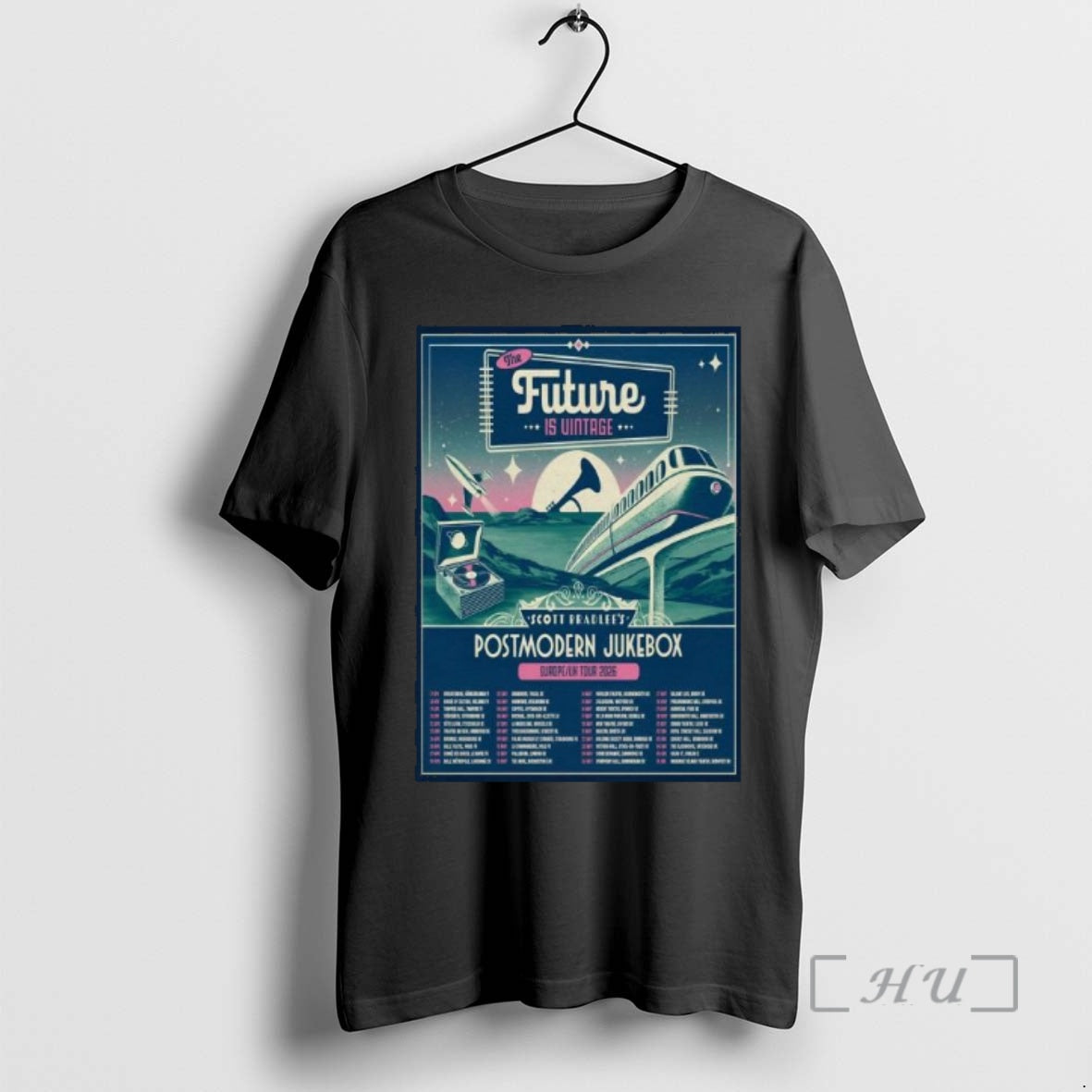 Officials The Future Is Vintage Postmodern Jukebox 2026 Tour Europe Shirt Hoodie Sweatshirt | PurePodTees.com