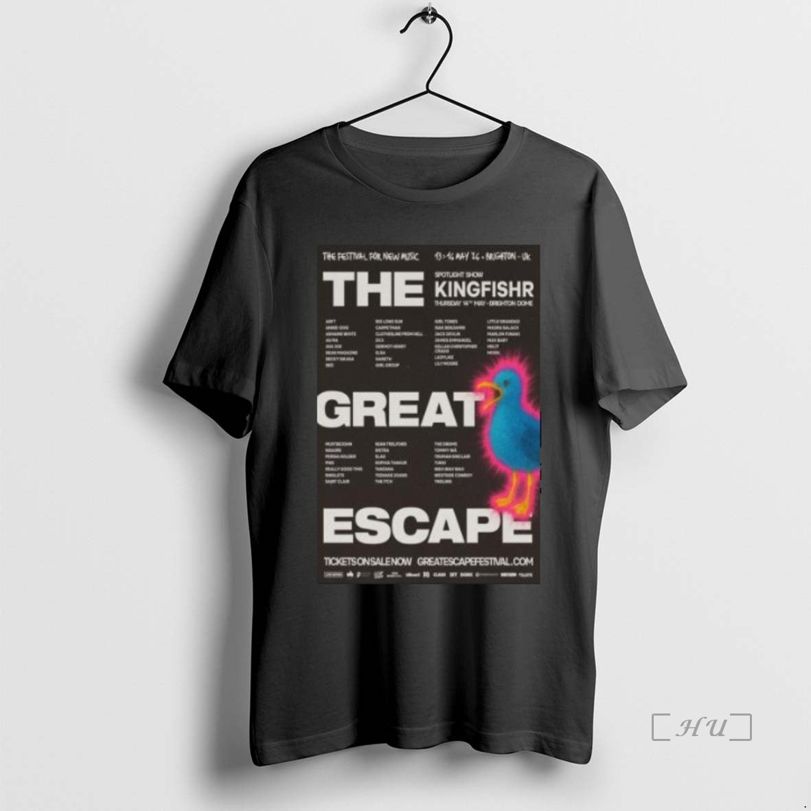 Officials The Great Escape Festival May 13 16 2026 Brighton Uk Circle Black Premium Shirt Hoodie Sweatshirt | PurePodTees.com