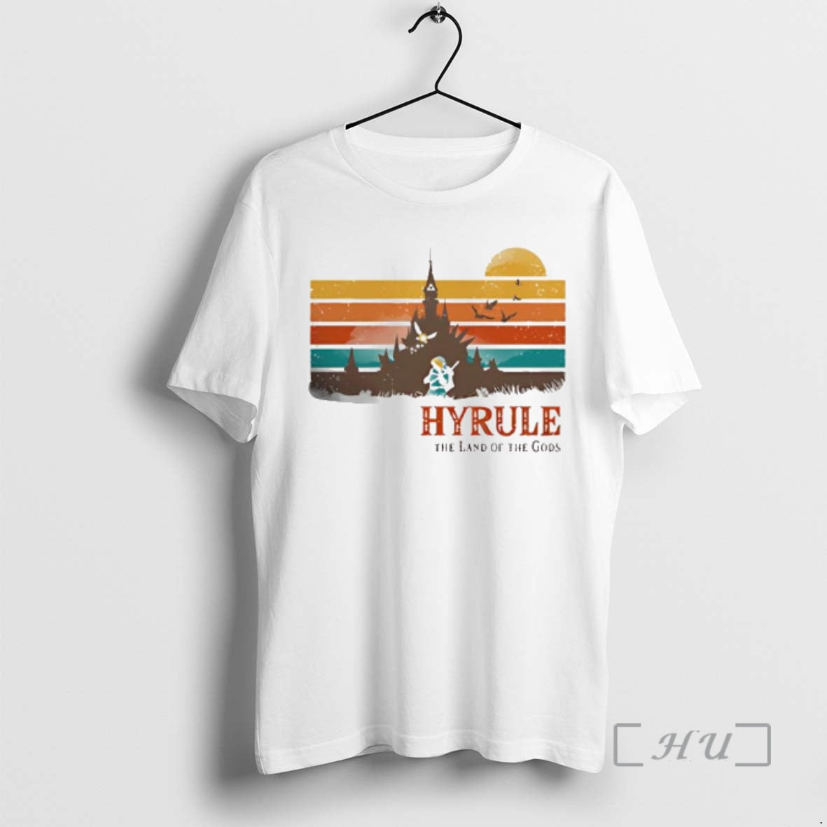 Officials The Land Of Gods Hyrule Retro Graphic Shirt Hoodie Sweatshirt | PurePodTees.com