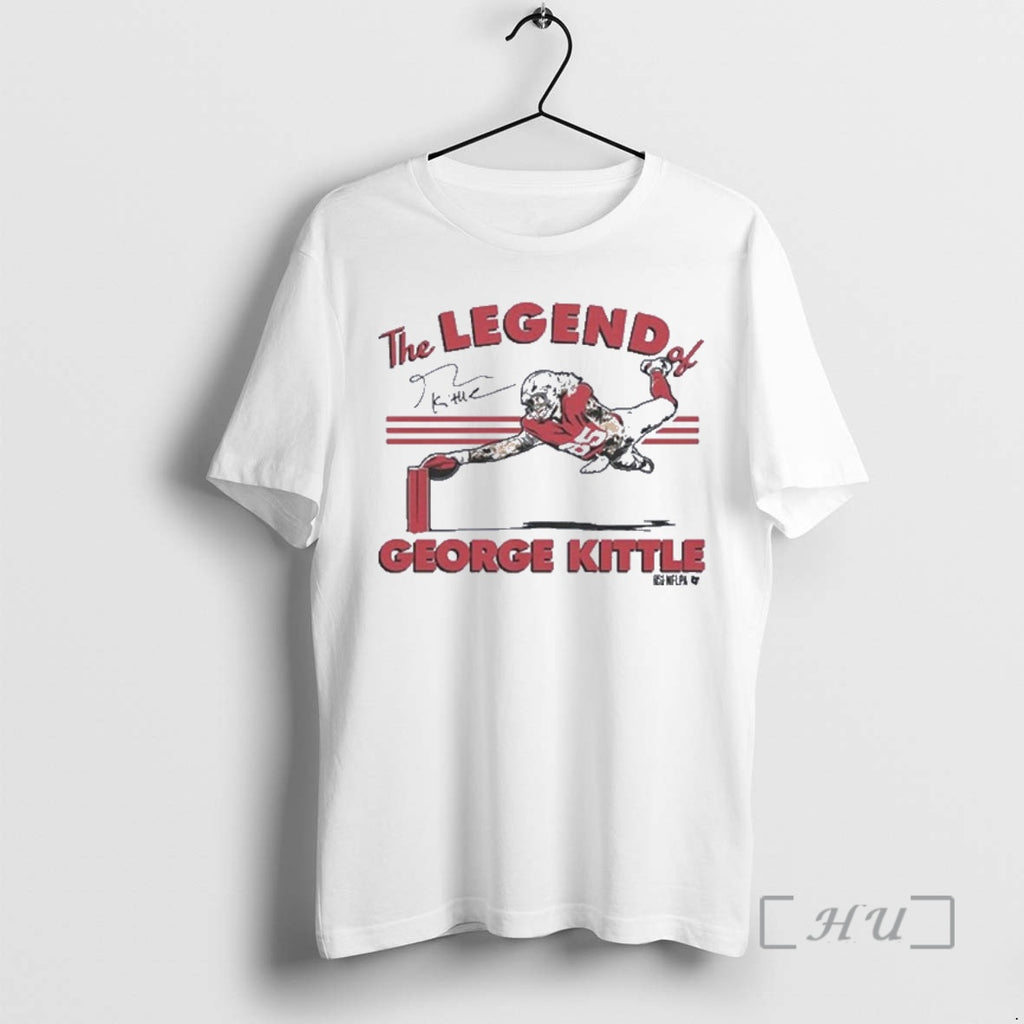 Officials The Legend Of George Kittle 49ers Shirt Hoodie Sweatshirt | PurePodTees.com