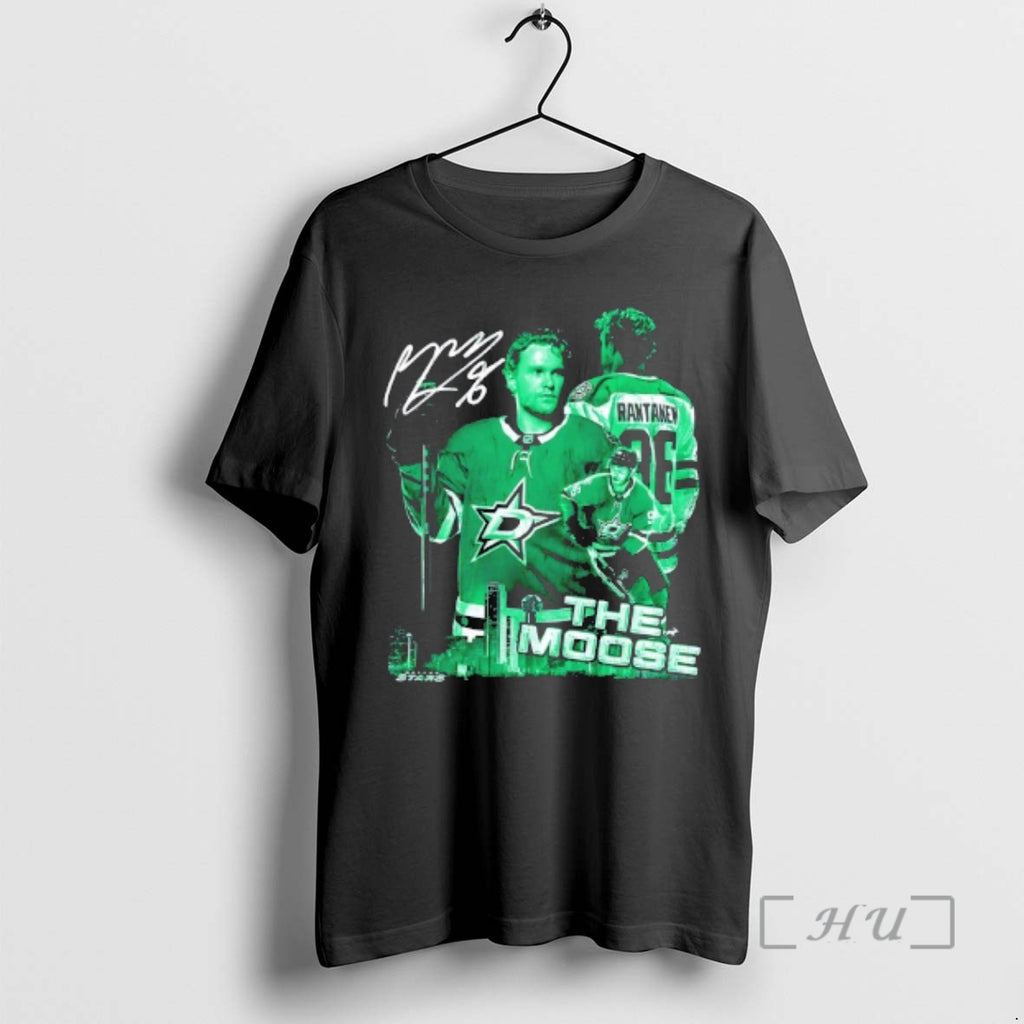 Officials The Moose Mikko Rantanen Dallas Stars Retro Shirt Hoodie Sweatshirt | PurePodTees.com