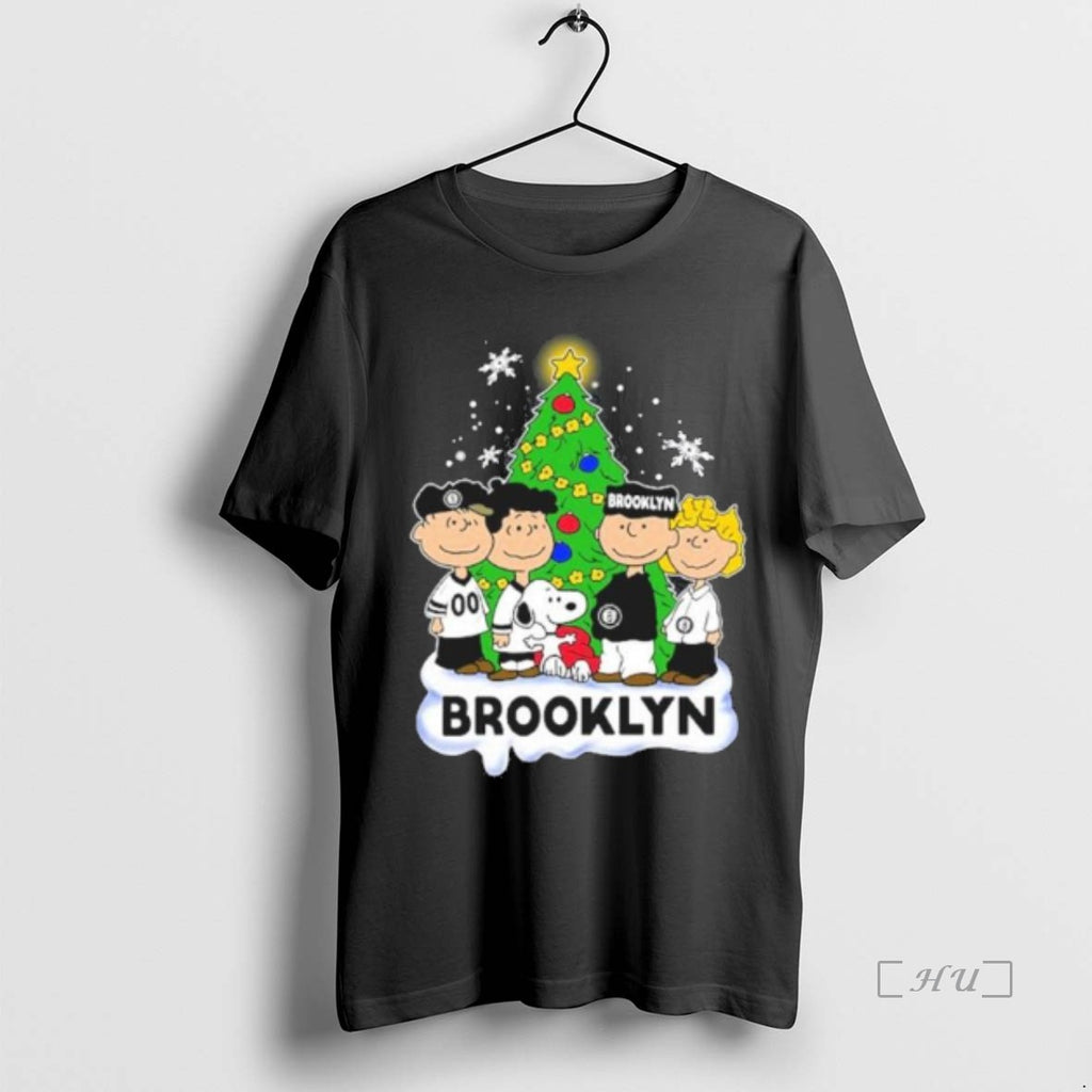 Officials The Peanuts Brooklyn Nets Merry Christmas Shirt Hoodie Sweatshirt | PurePodTees.com