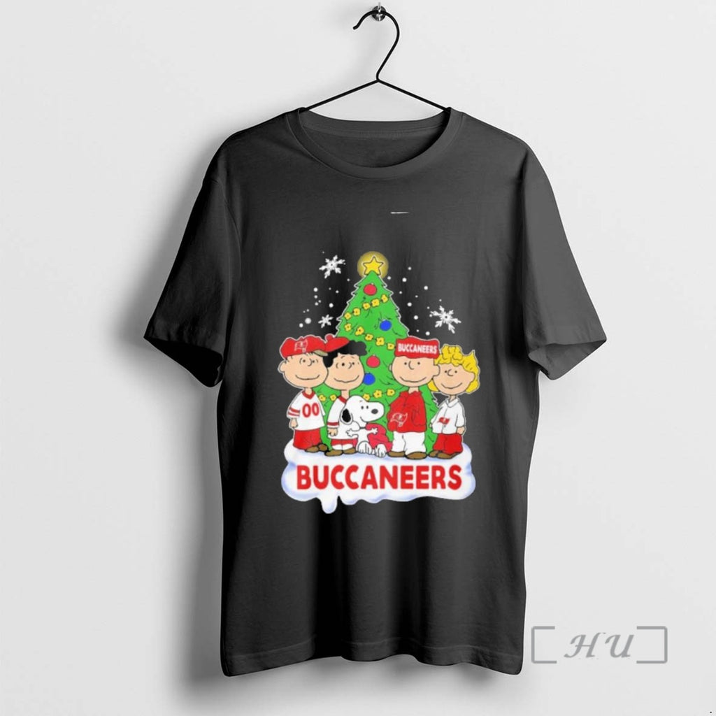 Officials The Peanuts Characters Tampa Bay Buccaneers Christmas 2025 Shirt Hoodie Sweatshirt | PurePodTees.com
