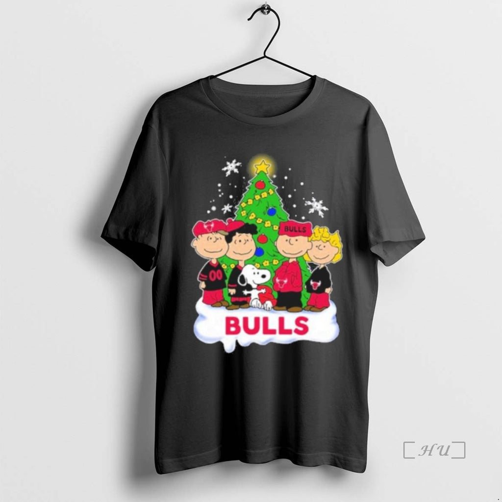 Officials The Peanuts Chicago Bulls Merry Christmas Shirt Hoodie Sweatshirt | PurePodTees.com