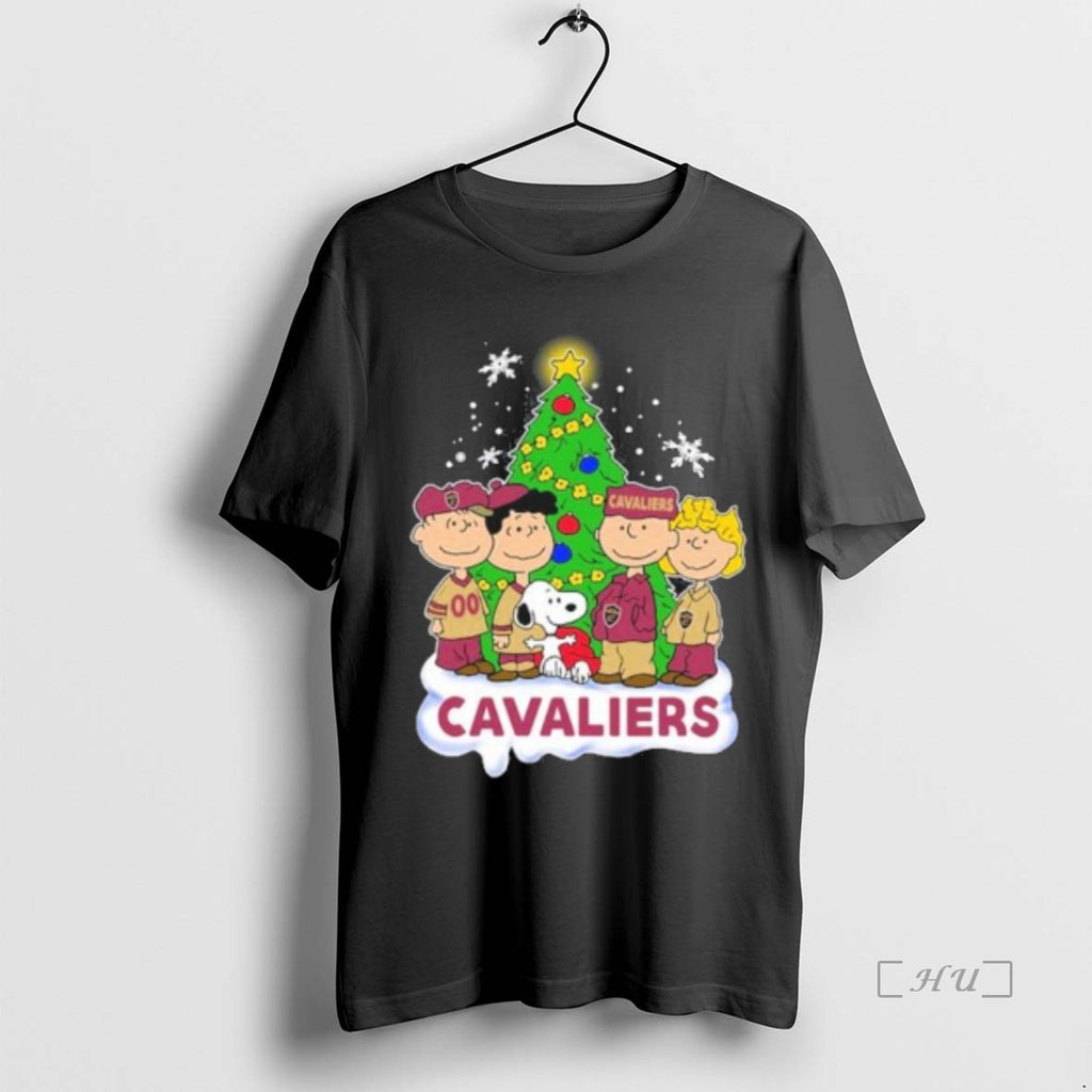 Officials The Peanuts Cleveland Cavaliers Merry Christmas Shirt Hoodie Sweatshirt | PurePodTees.com