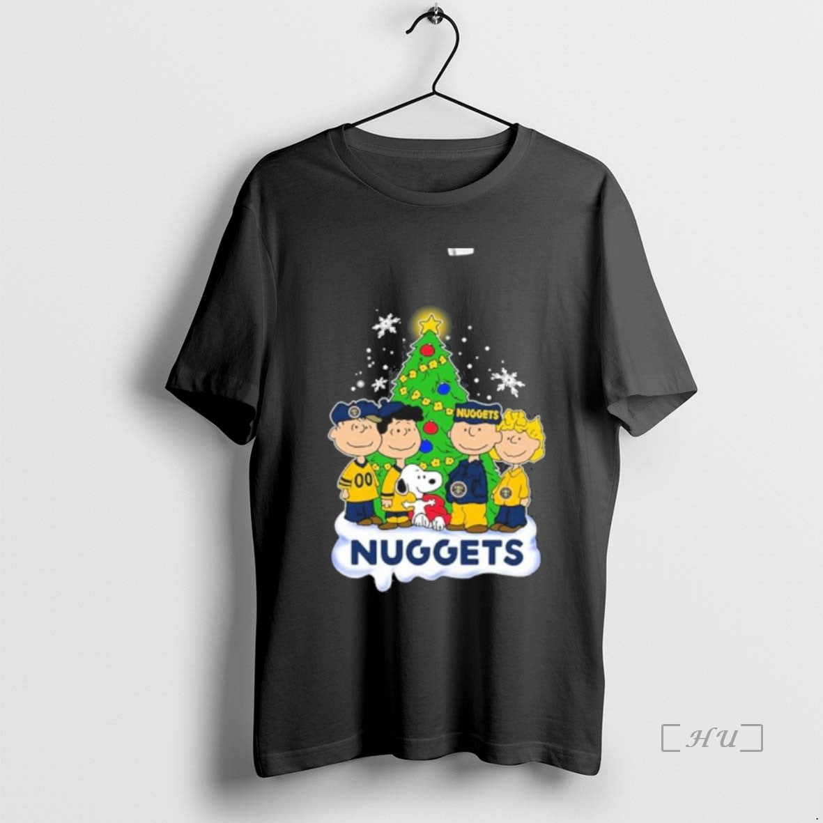 Officials The Peanuts Denver Nuggets Merry Christmas Shirt Hoodie Sweatshirt | PurePodTees.com