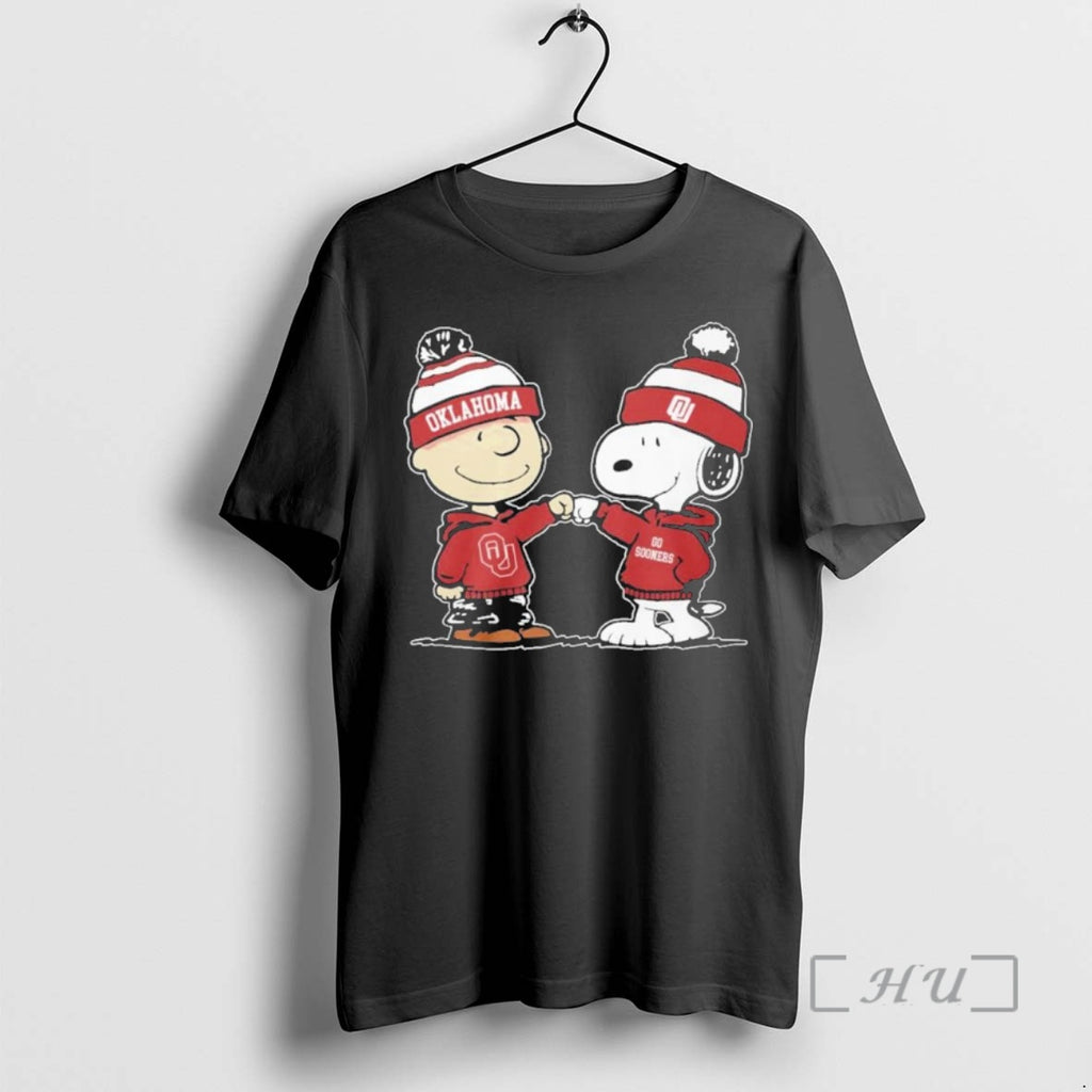 Officials The Peanuts Fist Bump Oklahoma Sooners Shirt Hoodie Sweatshirt | PurePodTees.com