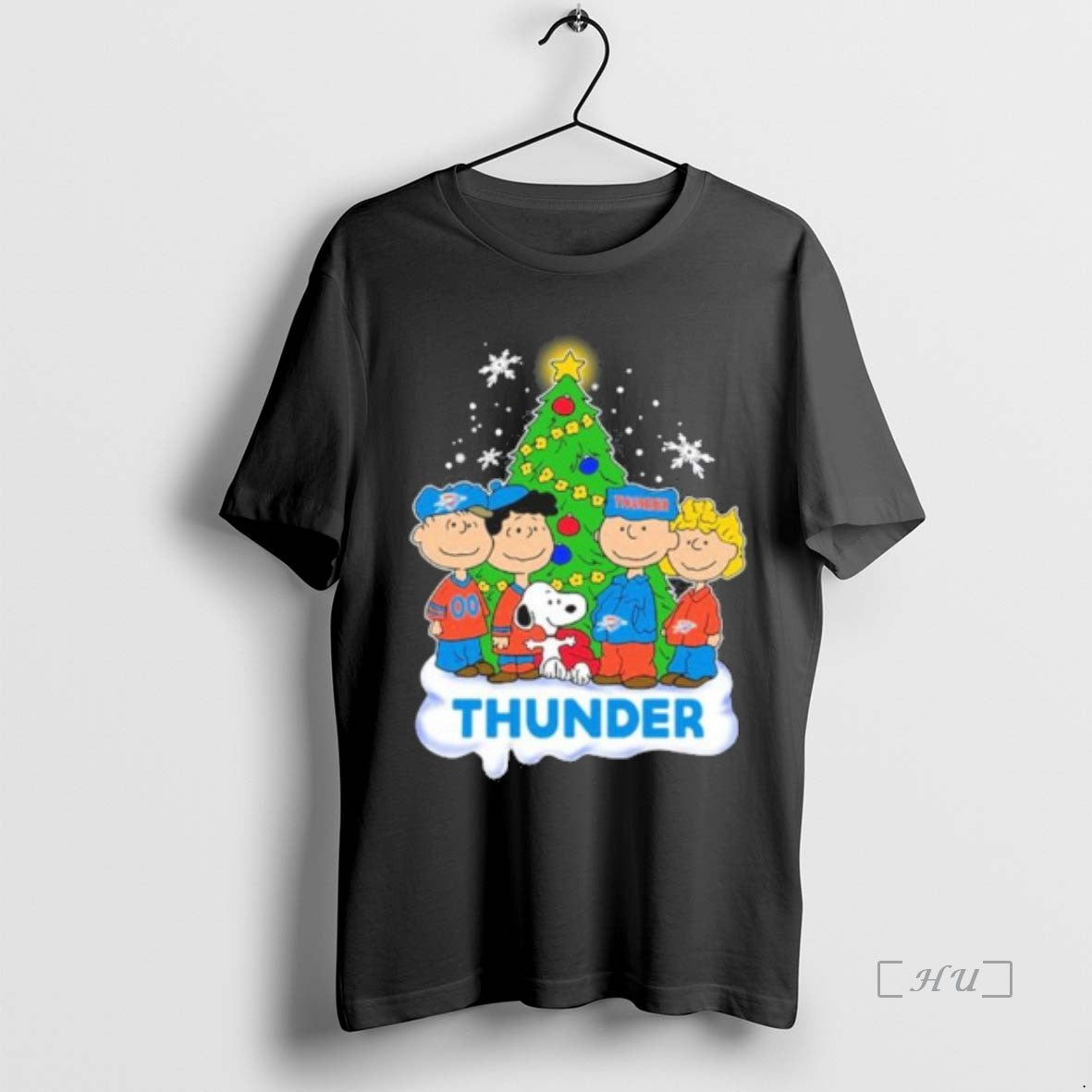 Officials The Peanuts Oklahoma City Thunder Merry Christmas Shirt Hoodie Sweatshirt | PurePodTees.com