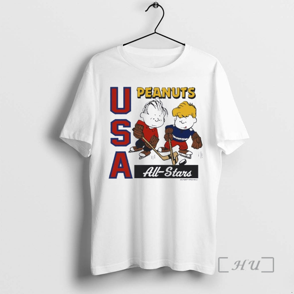 Officials The Peanuts X Usa Hockey All Stars Shirt Hoodie Sweatshirt | PurePodTees.com