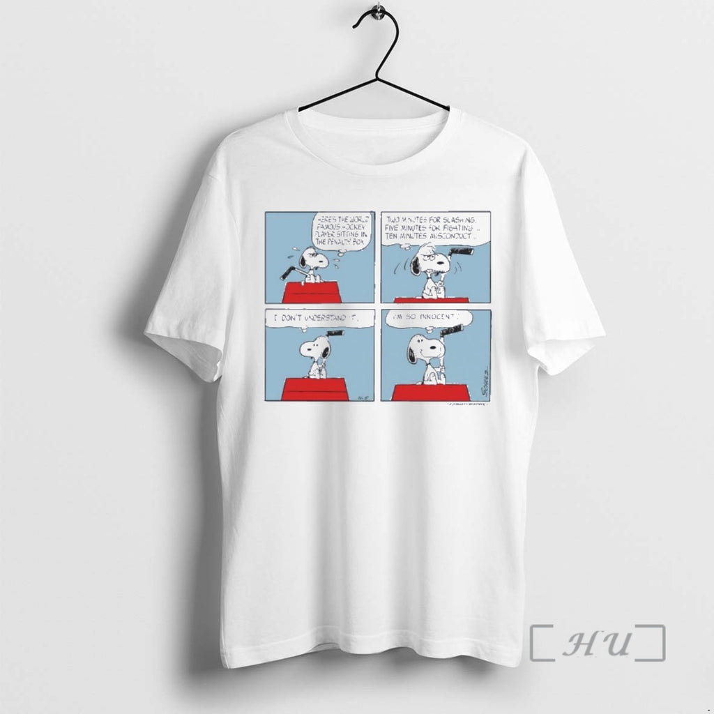Officials The Peanuts X Usa Hockey Penalty Box Shirt Hoodie Sweatshirt | PurePodTees.com