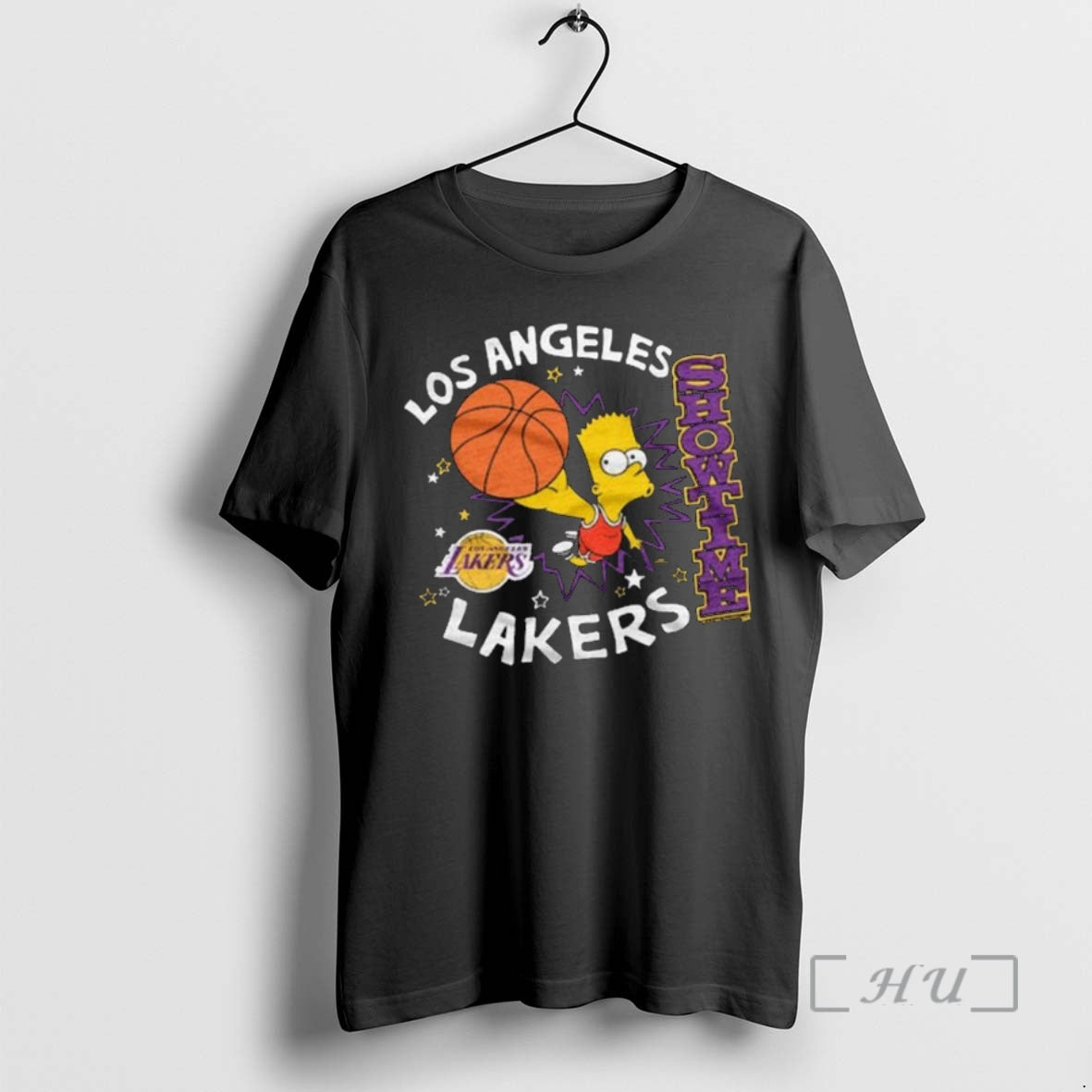 Officials The Simpsons Bart X Los Angeles Lakers Shirt Hoodie Sweatshirt | PurePodTees.com