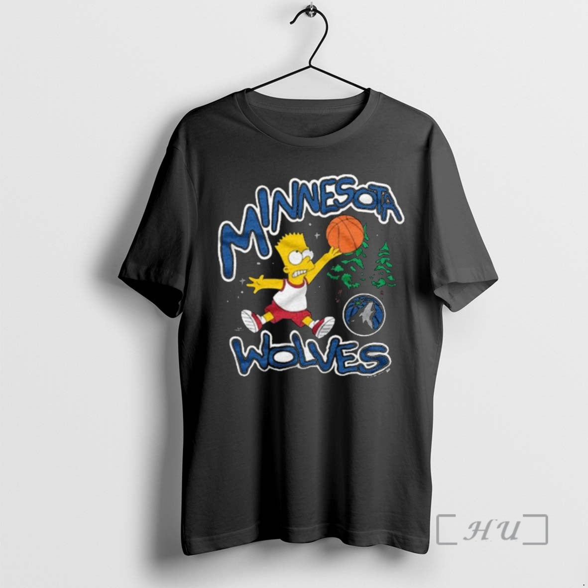 Officials The Simpsons Bart X Minnesota Timberwolves Shirt Hoodie Sweatshirt | PurePodTees.com
