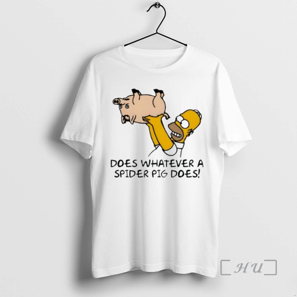 Officials The Simpsons Does Whatever A Spider Pig Does Shirt Hoodie Sweatshirt | PurePodTees.com