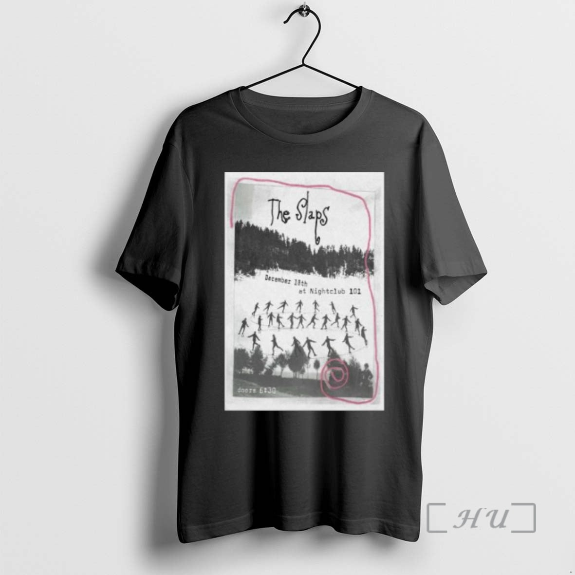Officials The Slaps Night Club 101 Dec 18 2025 Show Circle Black Premium T Shirts Hoodie Sweatshirt | PurePodTees.com
