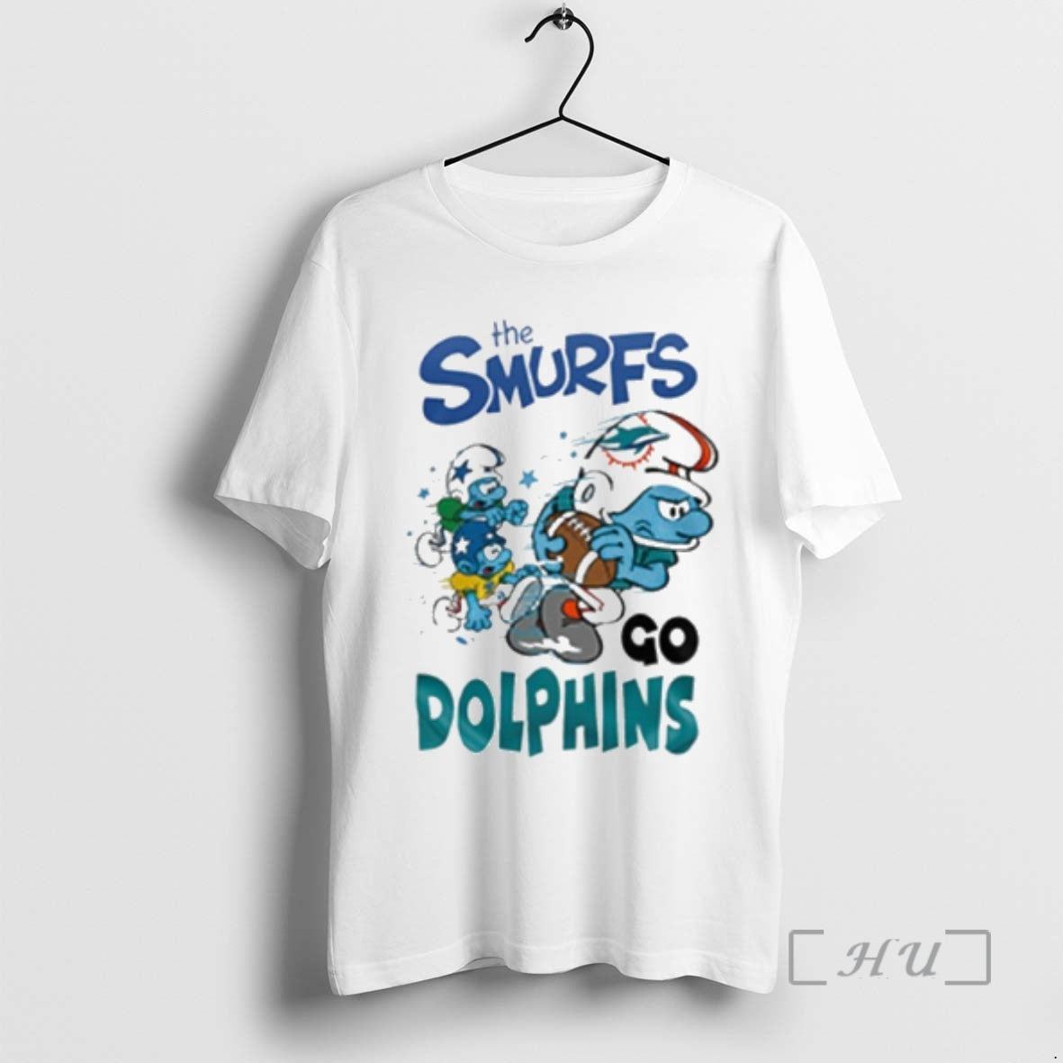 Officials The Smurfs Baseball Go Dolphins Shirt Hoodie Sweatshirt | PurePodTees.com