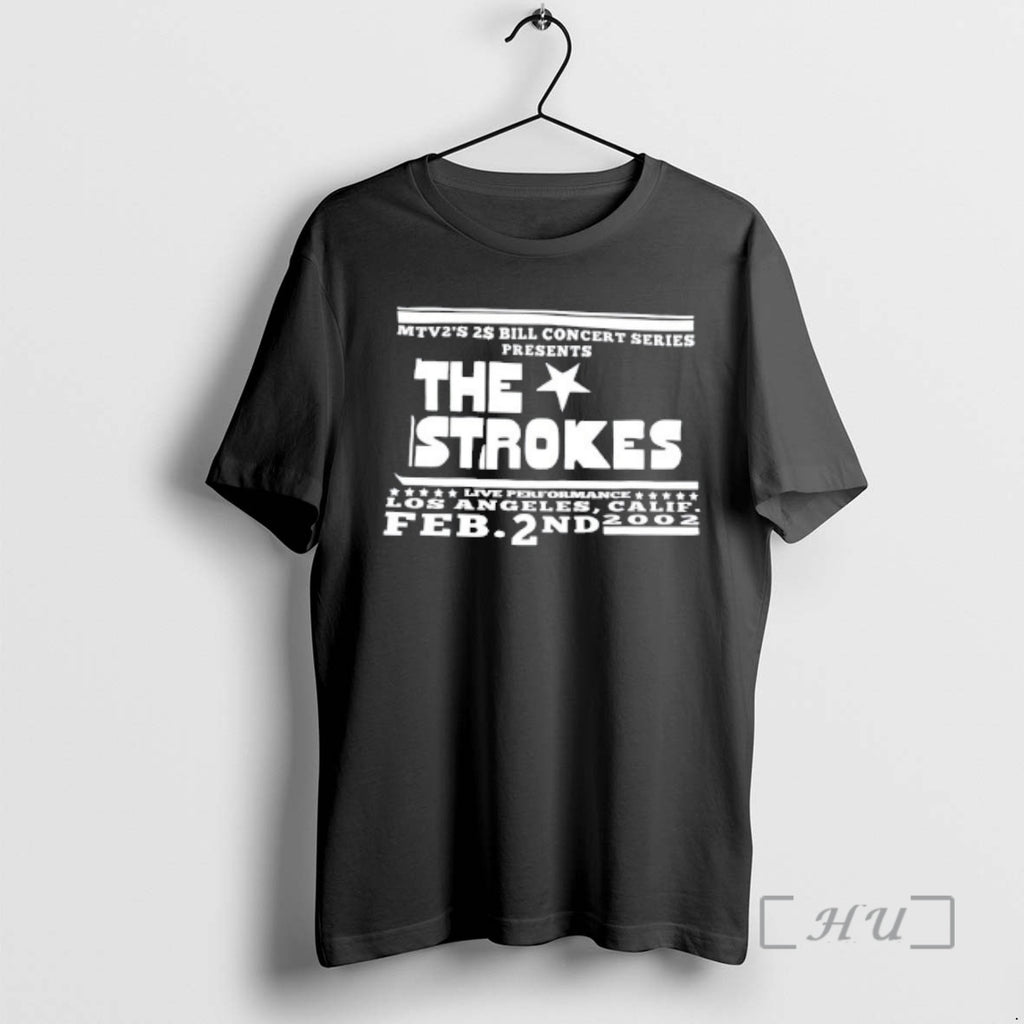 Officials The Strokes Live Performance Los Angeles California 2002 Shirt Hoodie Sweatshirt | PurePodTees.com