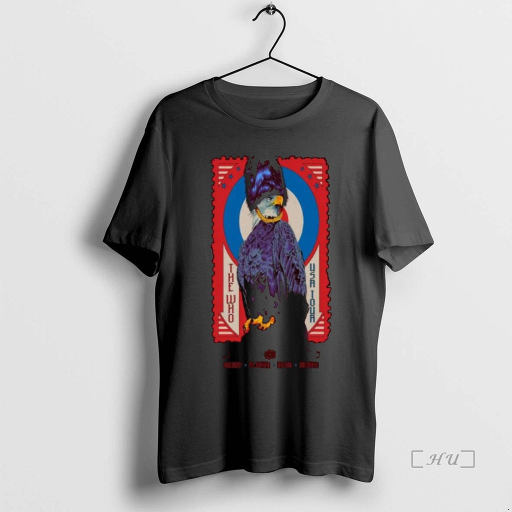 Officials The Who 60th Anniversary 2025 Usa Tour Long Sleve Shirt Hoodie Sweatshirt | PurePodTees.com