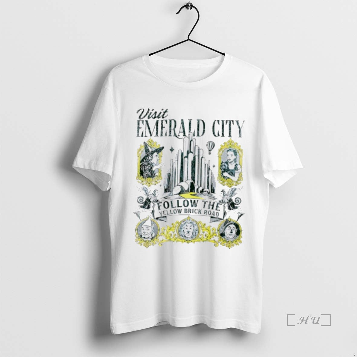 Officials The Wizard Of Oz Visit Emerald City Follow The Yellow Brick Road Premium Shirt Hoodie Sweatshirt | PurePodTees.com