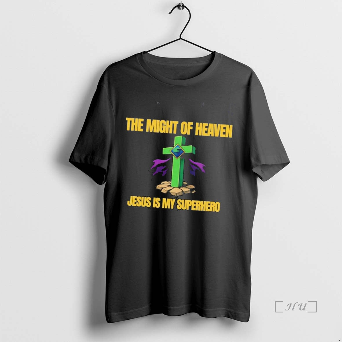 Officials The Might Of Heaven Jesus Is My Superhero Shirt Hoodie Sweatshirt | PurePodTees.com