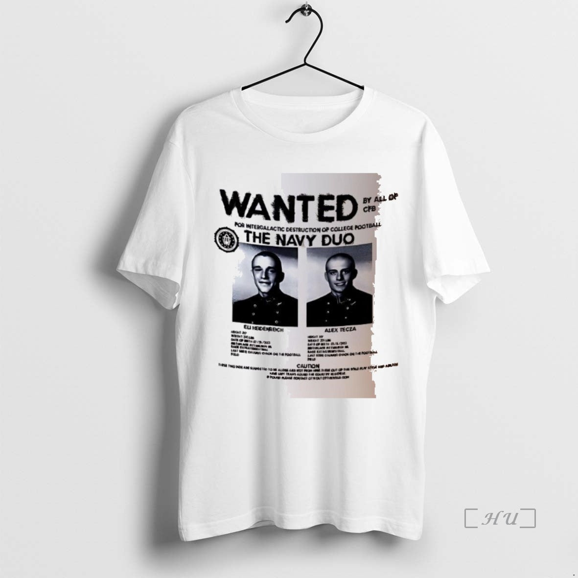 Officials The Navy Duo Wanted By All Of Cfb Shirt Hoodie Sweatshirt | PurePodTees.com