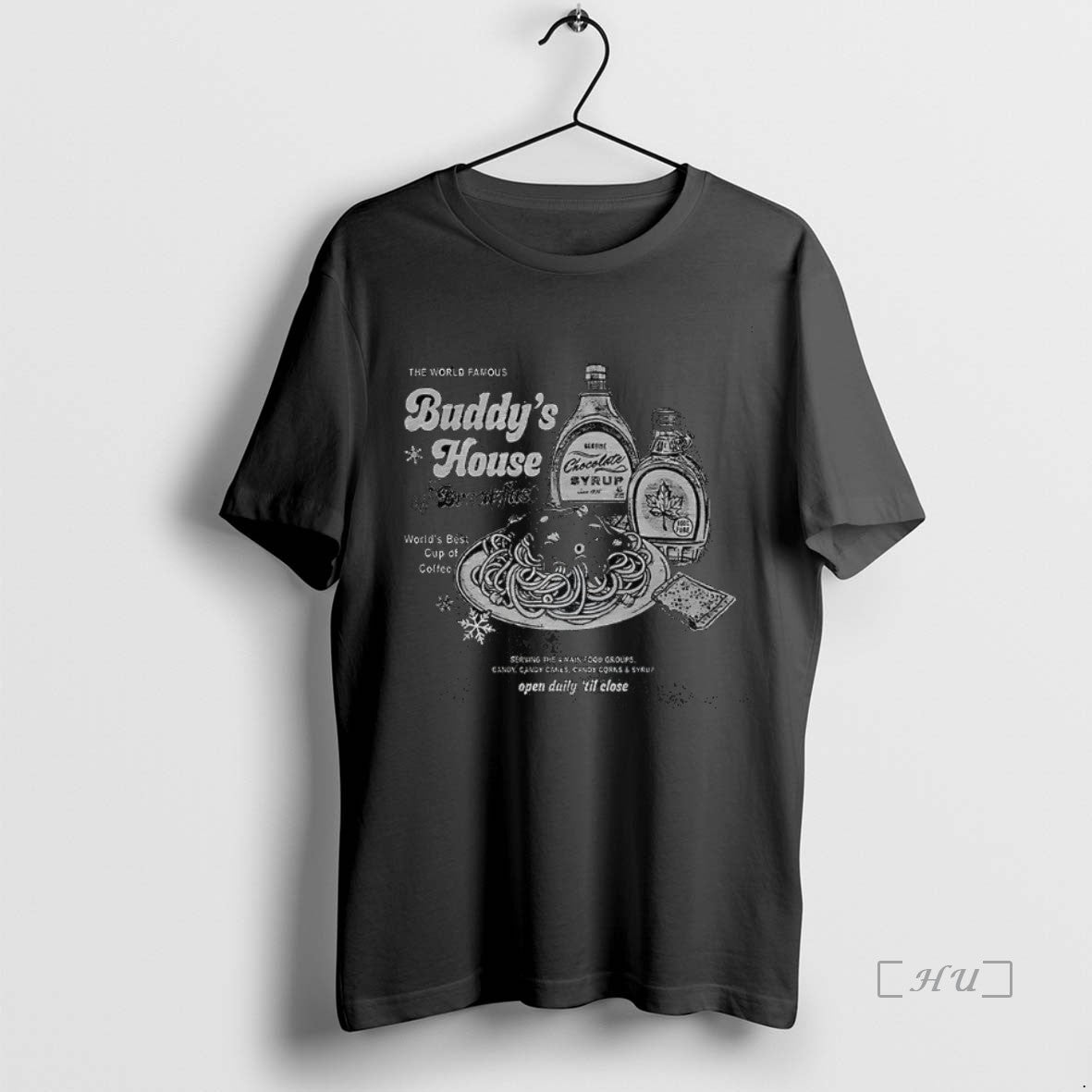 Officials The World Famous Buddys House Of Breakfast Christmas Shirt Hoodie Sweatshirt | PurePodTees.com