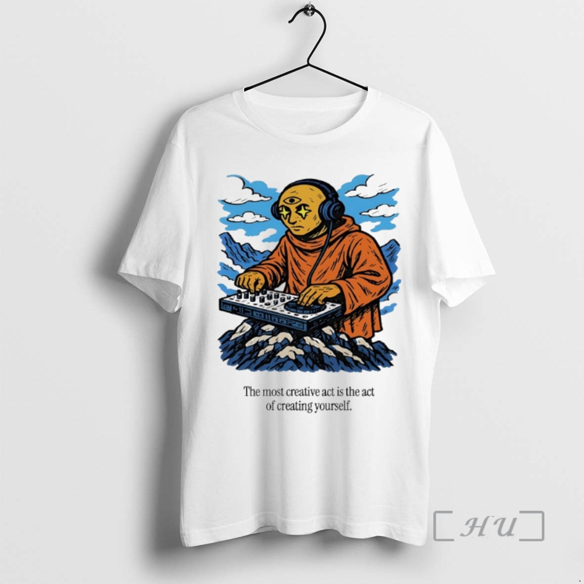 Officials Third Eye Kingdom The Most Creative Act Is The Act Of Creating Youself Premium Shirt Hoodie Sweatshirt