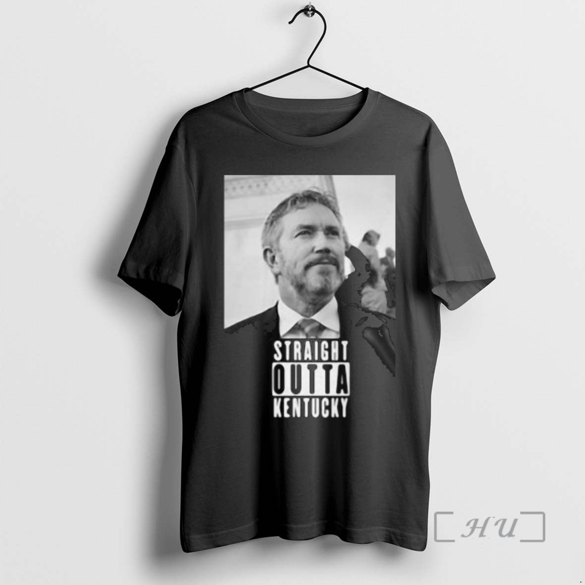 Officials Thomas Massie Straight Outta Kentucky 2025 Circle Black Shirt Hoodie Sweatshirt | PurePodTees.com
