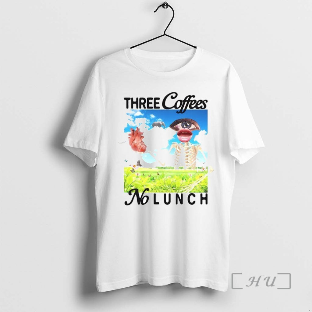 Officials Three Coffees No Lunch Skeleton Ceramic Ceramic And Classic Dad Cap T Shirt Sweater