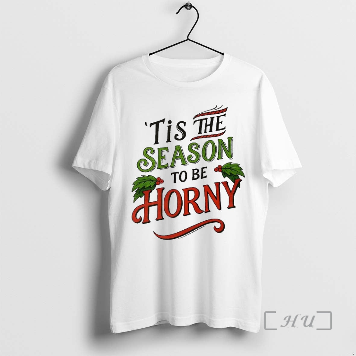 Officials Tis The Season To Be Horny Christmas Shirt Hoodie Sweatshirt | PurePodTees.com